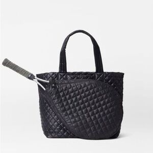 MZ Wallace | GRAY Metro Tennis Racket Tote Bag